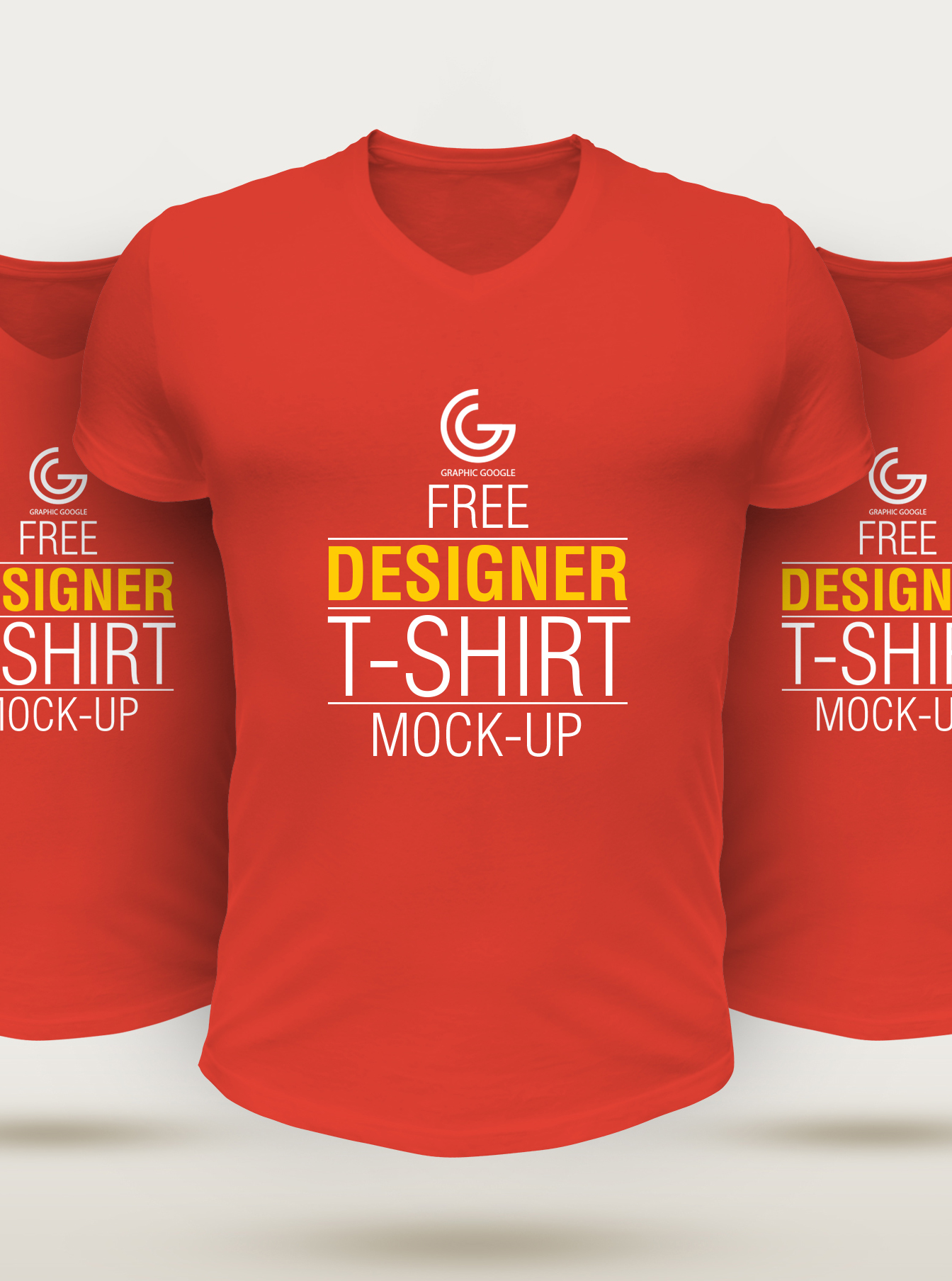 Free Designer T-Shirt Mockup PSD-Preview