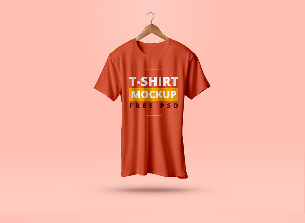 Free PSD T-Shirt Mockup-1