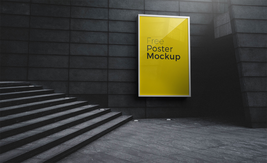 Download 6 Free Poster & Billboard Mock-up For Advertisement ... PSD Mockup Templates