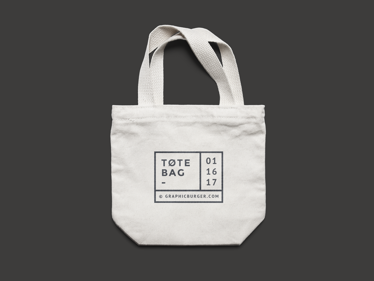 Free Canvas Tote Bag MockUp