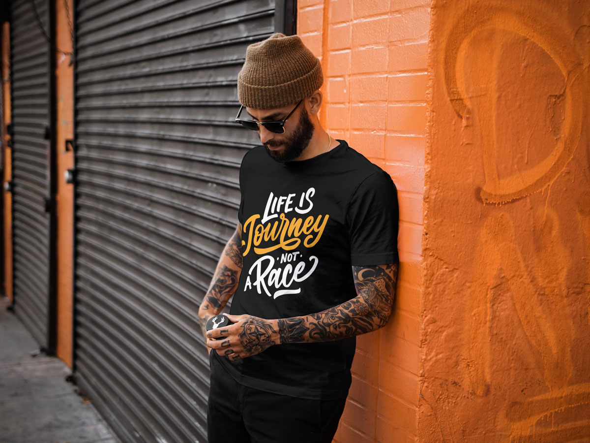 Free shop mockup shirt