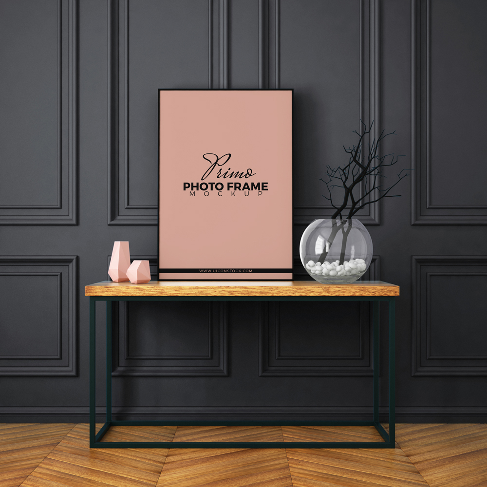 Free styled frame mockup information