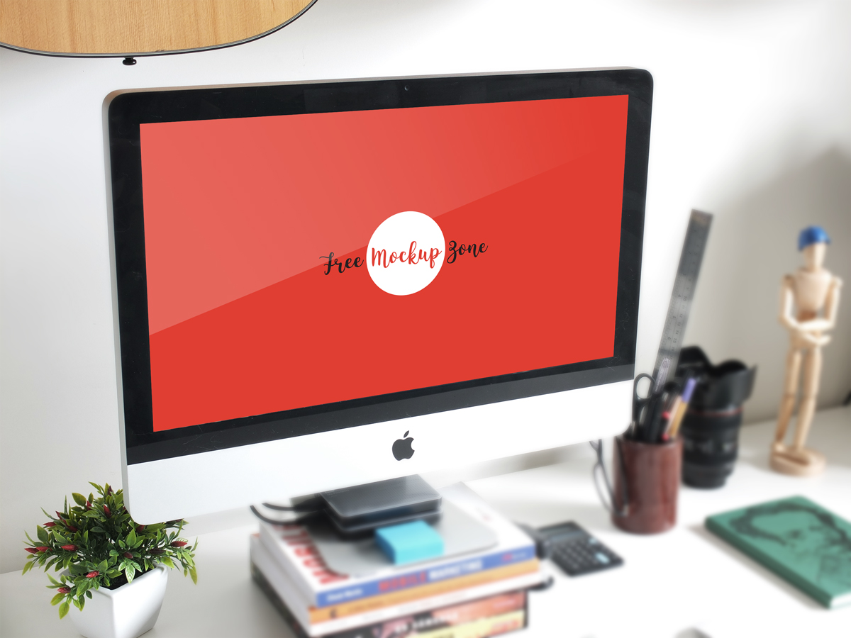 Monitor mockup psd free Idea