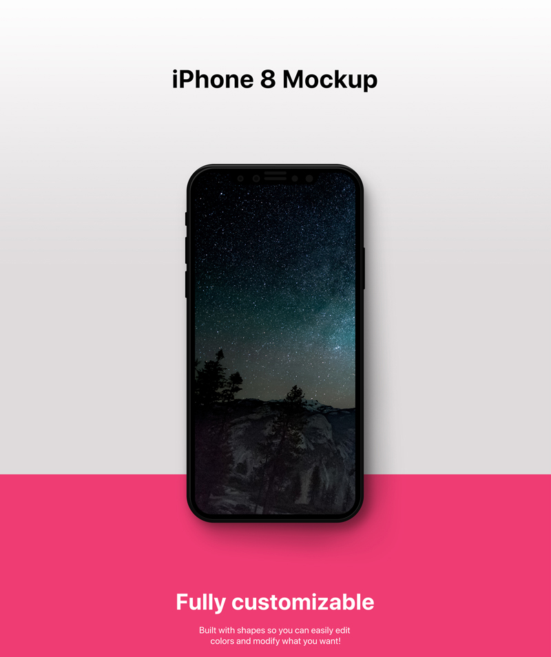 Iphone 8 deals mockup psd