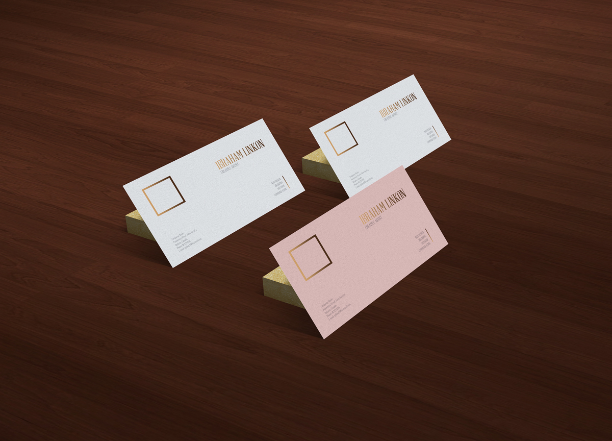 Free-Business-Card-on-Wooden-Floor-Mockup