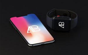 iPhone-X-and-Apple-Watch-Series-3-Mockup