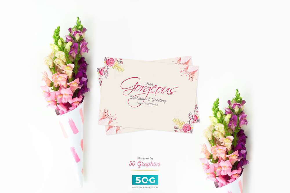 Free-Gorgeous-Greeting-Paper-Card-Mockup