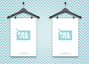 Free-2-Posters-Hanging-on-Hangers-Mockup-300.jpg