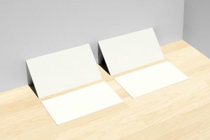 Free-3D-Rendered-Business-Card-on-Wooden-Floor-Mockup-For-Branding