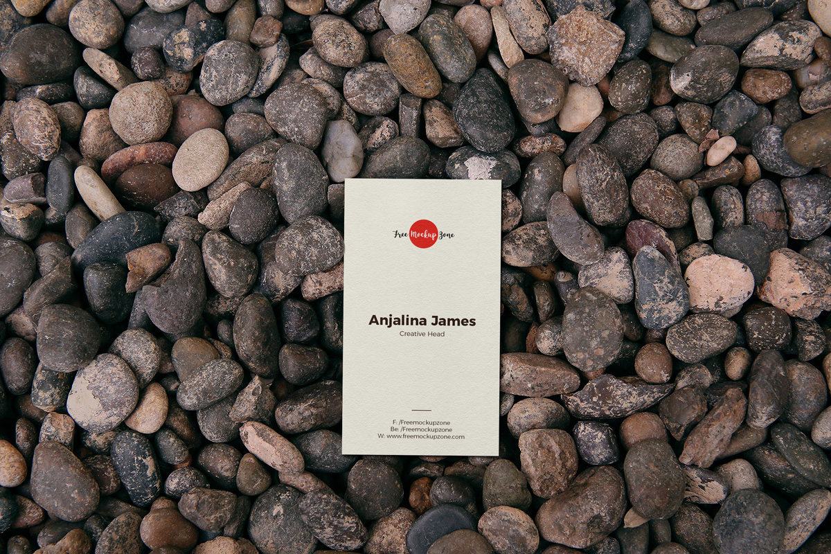 Free-Business-Card-on-Stones-Mockup-PSD