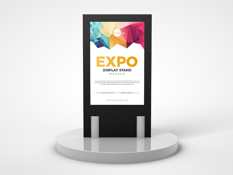 Free Expo Display Stand Mockup Free Mockup Zonefree Mockup Zone