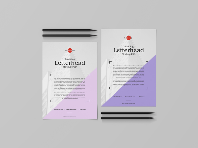 Letterhead Mockup Free Free Mockup