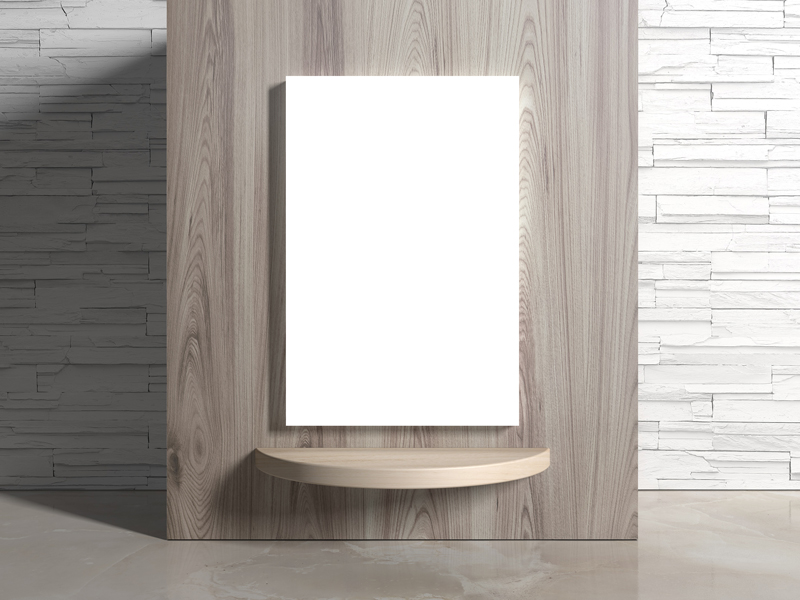 Free-Poster-on-Wooden-Wall-Mockup-600