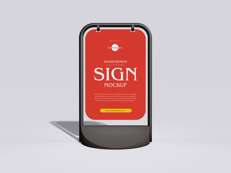 Free-Advertisement-Pavement-Sign-Mockup