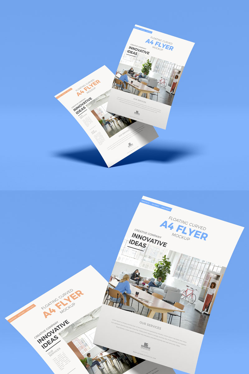 Free-Fabulous-Branding-A4-Flyer-Mockup