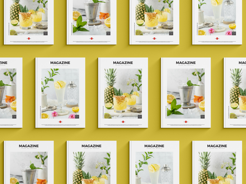 Free-Top-View-Magazine-Cover-Set-Mockup