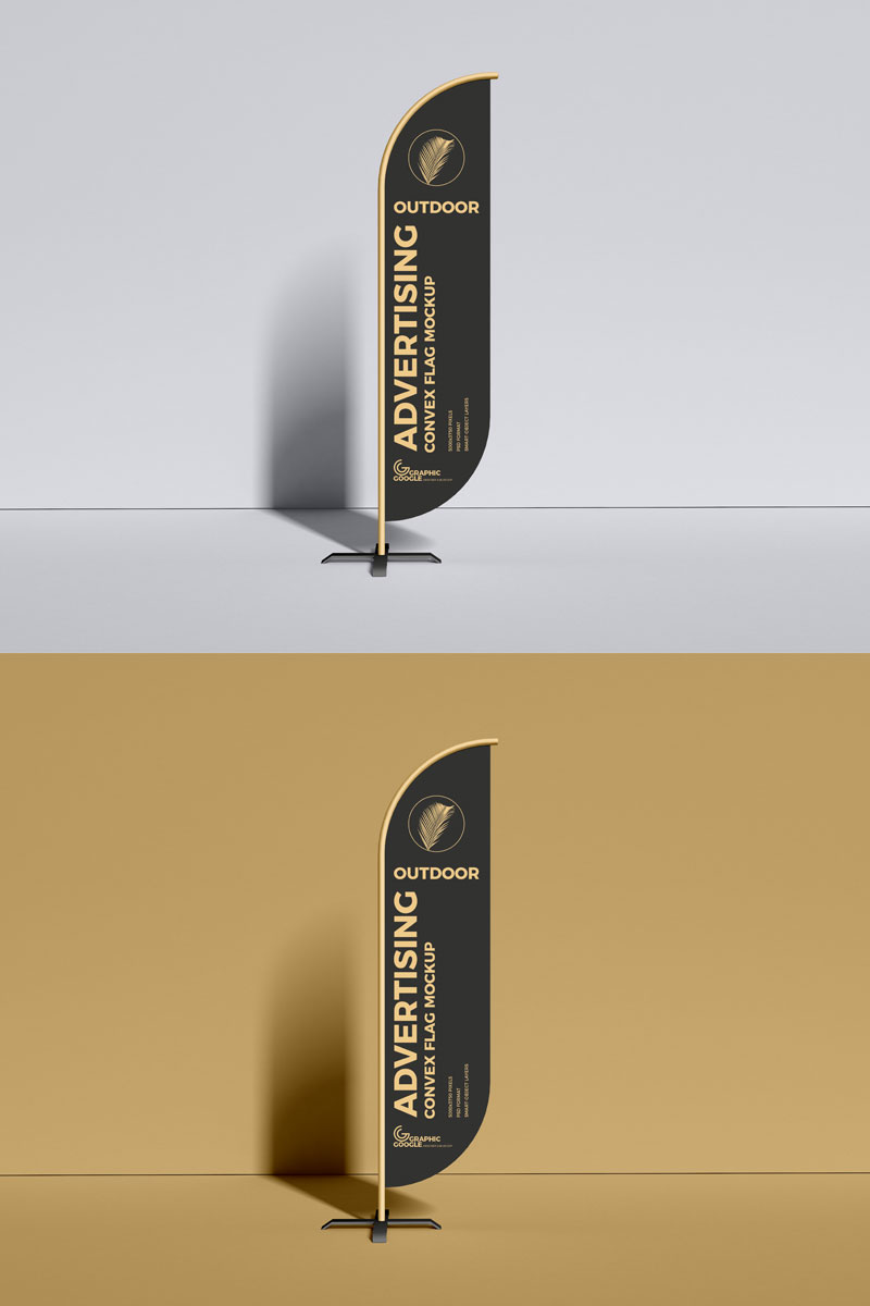 Free-Brand-Promotion-Convex-Flag-Mockup