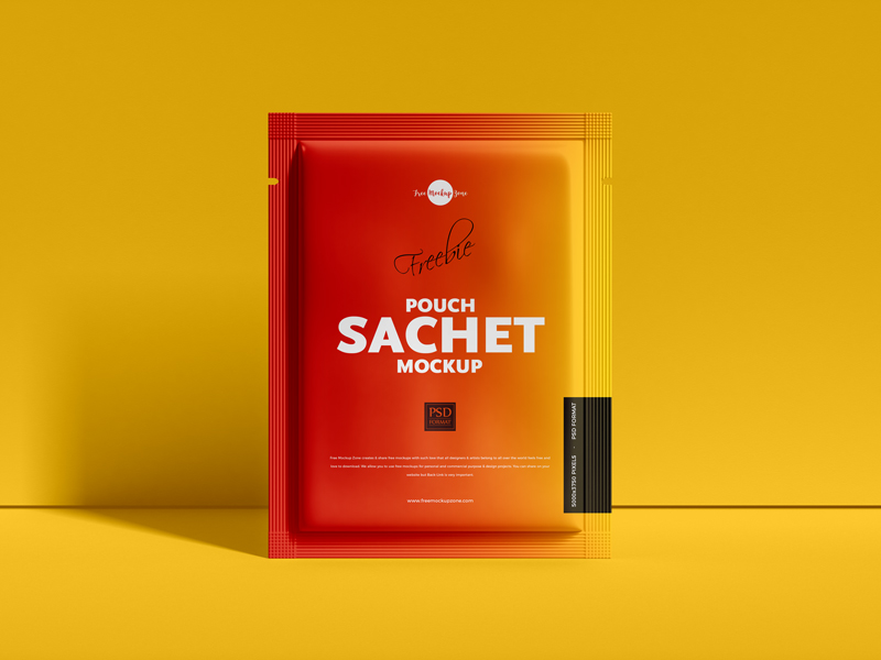 Download Free Pouch Sachet Mockup Psd Free Mockup Zonefree Mockup Zone PSD Mockup Templates