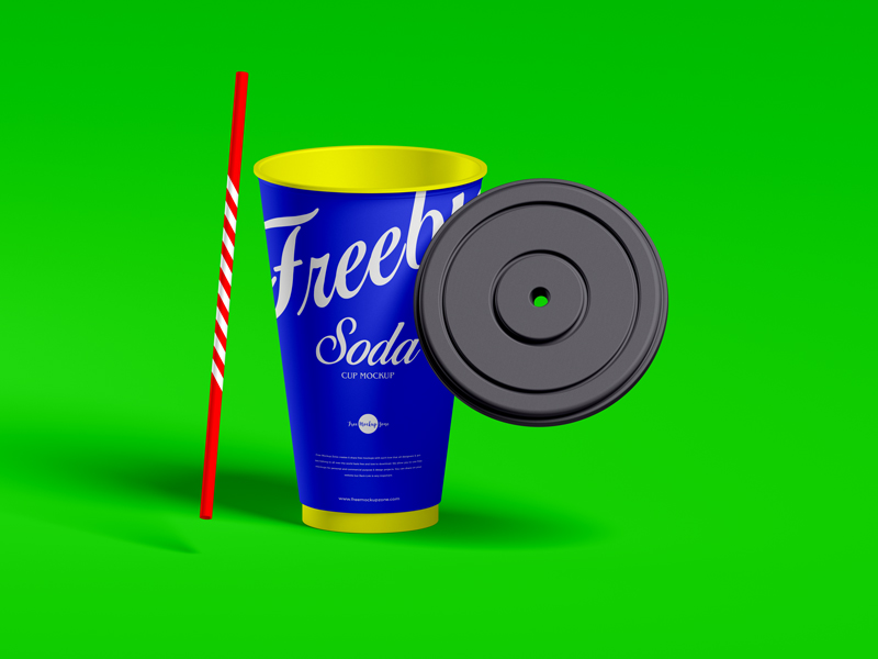 Free-Straw-Lid-With-Soda-Cup-Mockup-600