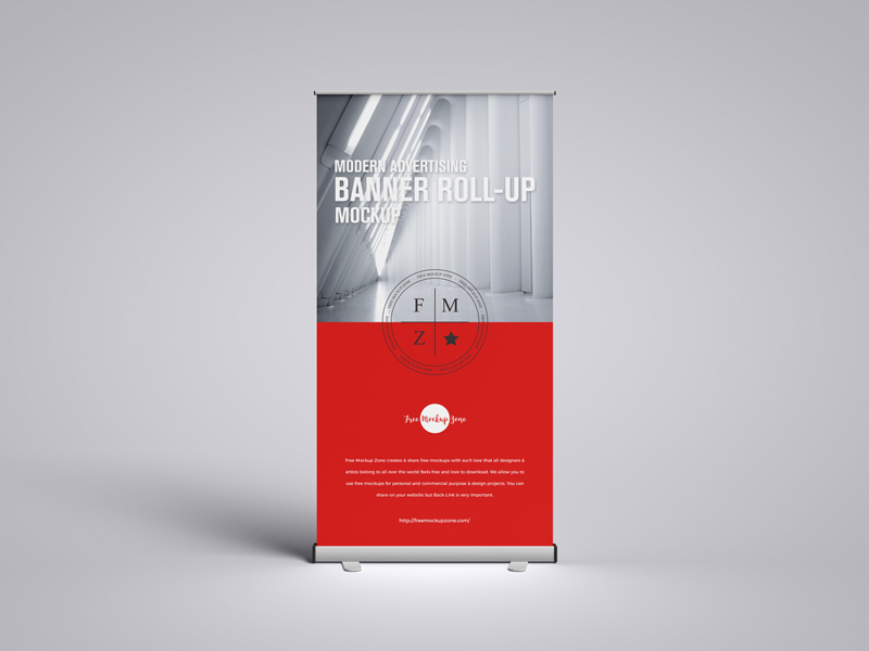 PSD Modern Roll Up Banner