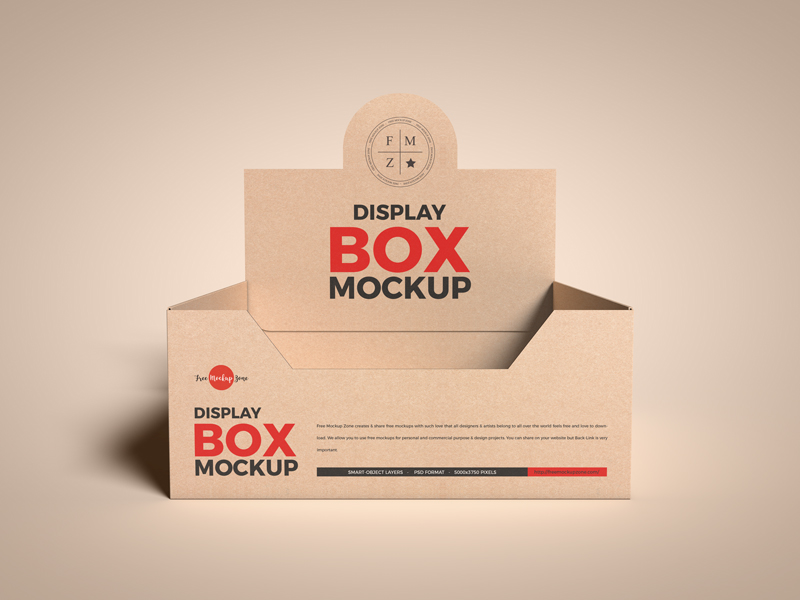 Free-Kraft-Empty-Display-Box-Mockup