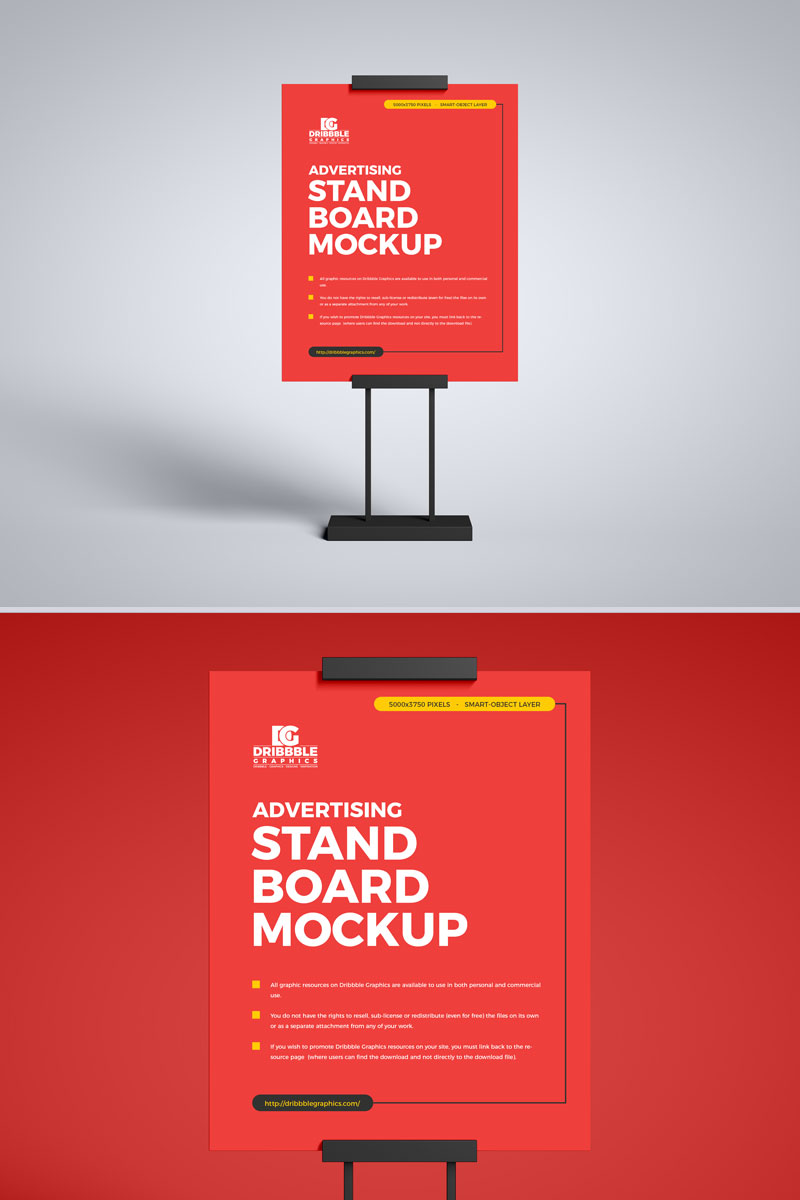 A3 Paper Grid Brand Poster Mockup Free by Poster Mockup on Dribbble