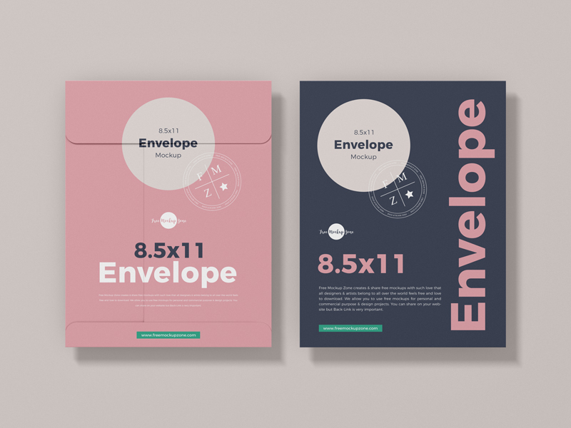 Free DL envelope mockup - Mockups Design