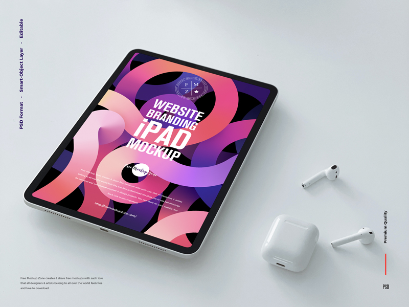 ipad template psd