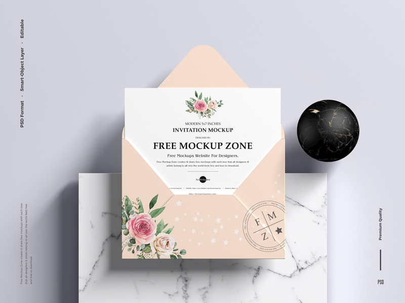 Free-Modern-5x7-Inches-Invitation-Mockup