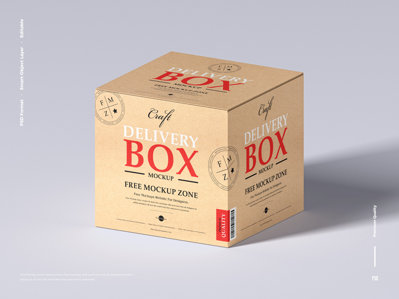 Free-Craft-Delivery-Box-Mockup