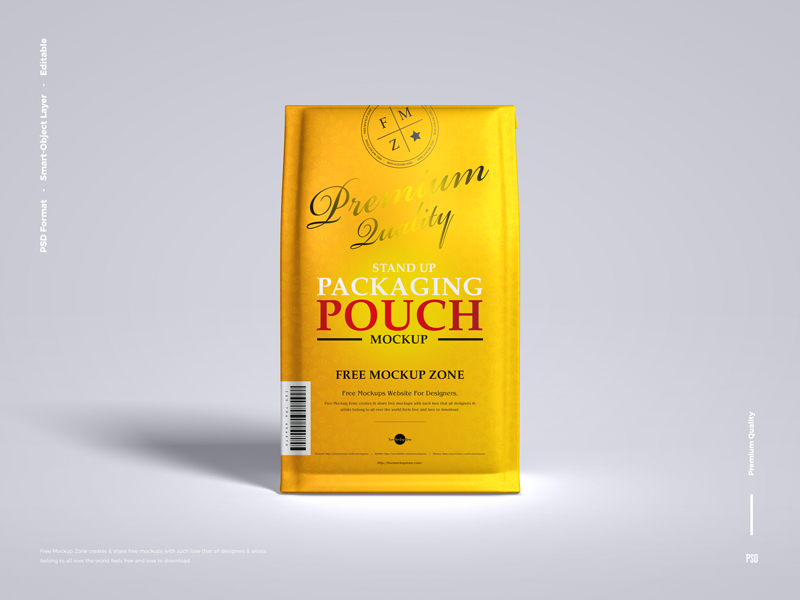 Free-Packaging-Stand-Up-Pouch-Mockup