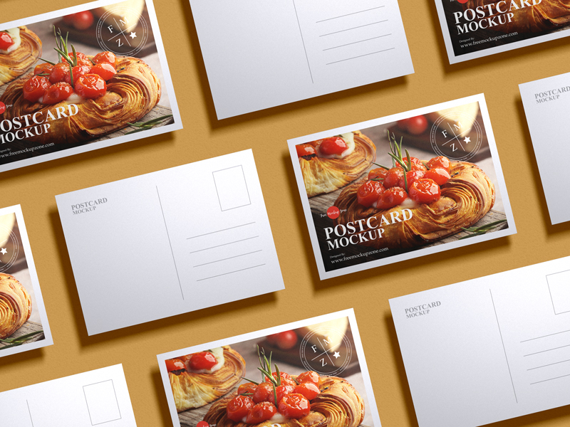 Free-Branding-Postcard-Mockup