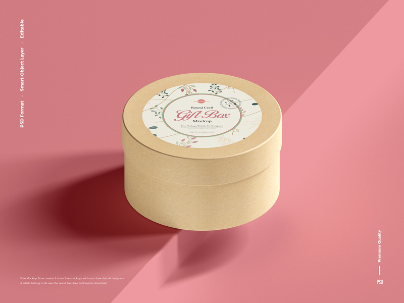 Free-Round-Craft-Gift-Box-Mockup-600