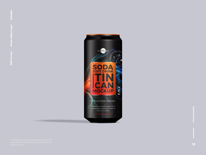 Free Can Mockups