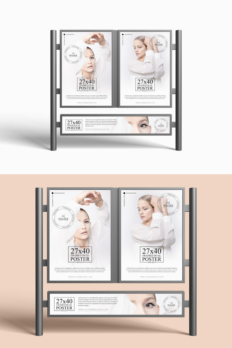 Free-Framed-Dual-Poster-Mockup-PSD