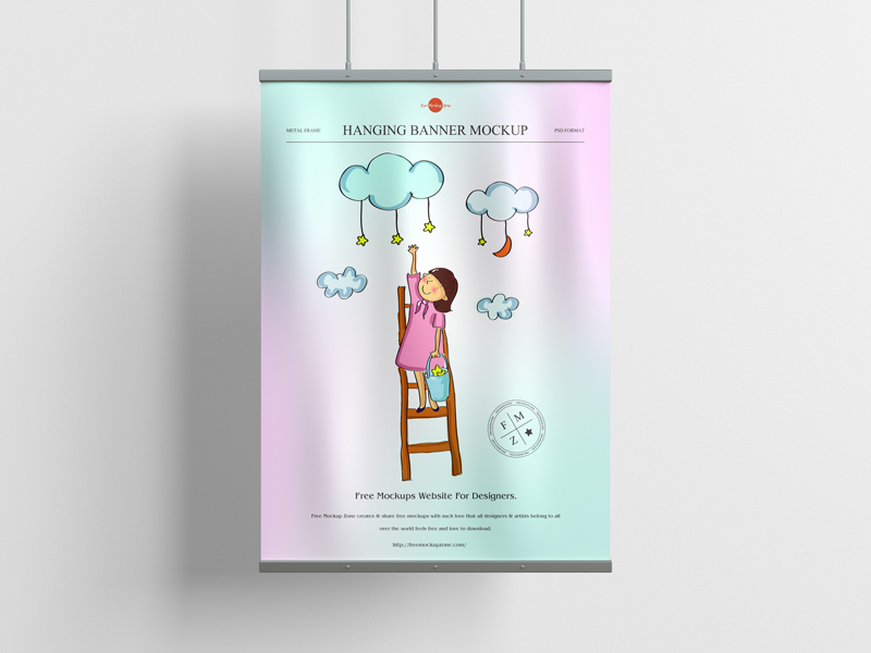 Free-Metal-Frame-Hanging-Banner-Mockup-600