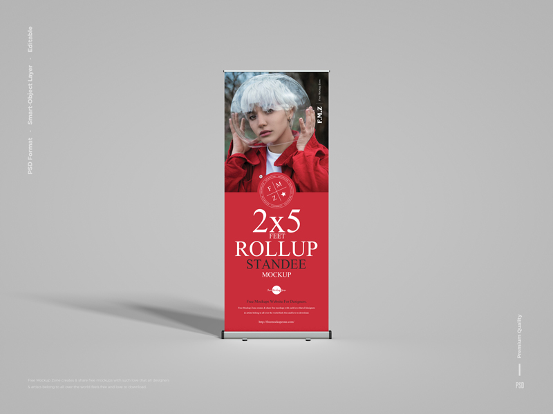 Free-2x5-Feet-Rollup-Standee-Mockup