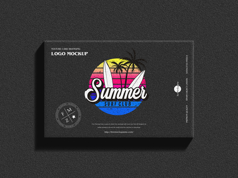 Free-Texture-Card-Branding-Logo-Mockup-600