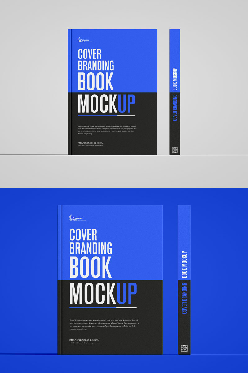 Free-Standing-Up-A4-Book-Mockup