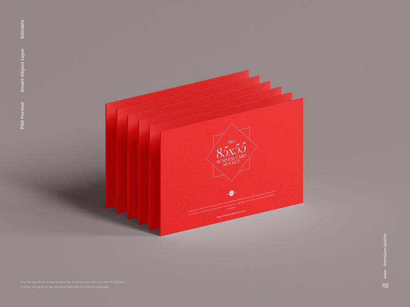 Premium PSD  Envelope with business card mockup