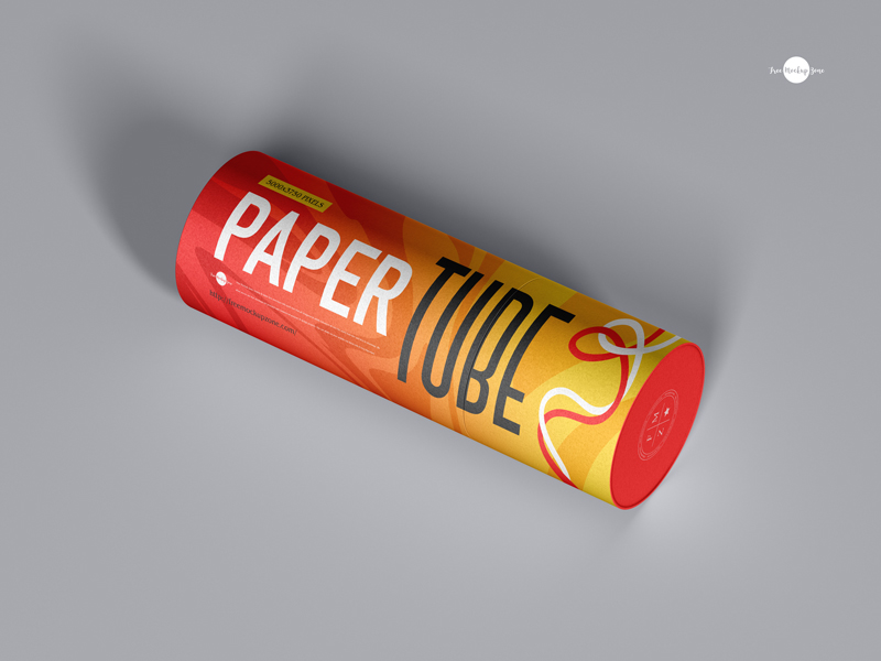 Free-Brand-Identity-Paper-Tube-Mockup