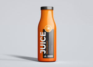 Plastic Jug w/ Orange Juice Mockup - Free Download Images High Quality PNG,  JPG