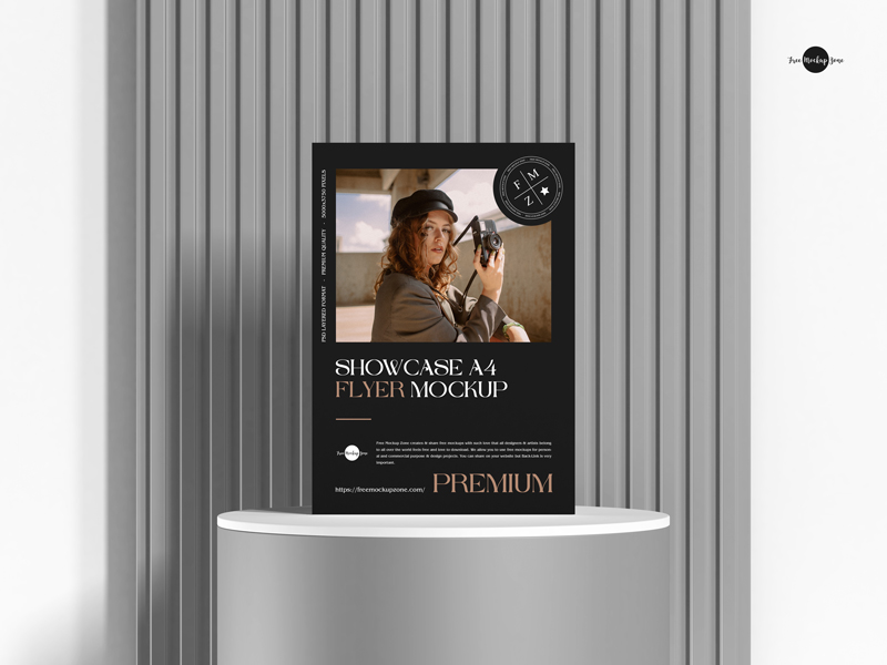 Free-Premium-Showcase-A4-Flyer-Mockup