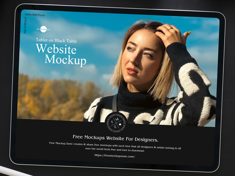 Free-Tablet-on-Black-Table-Website-Mockup-600