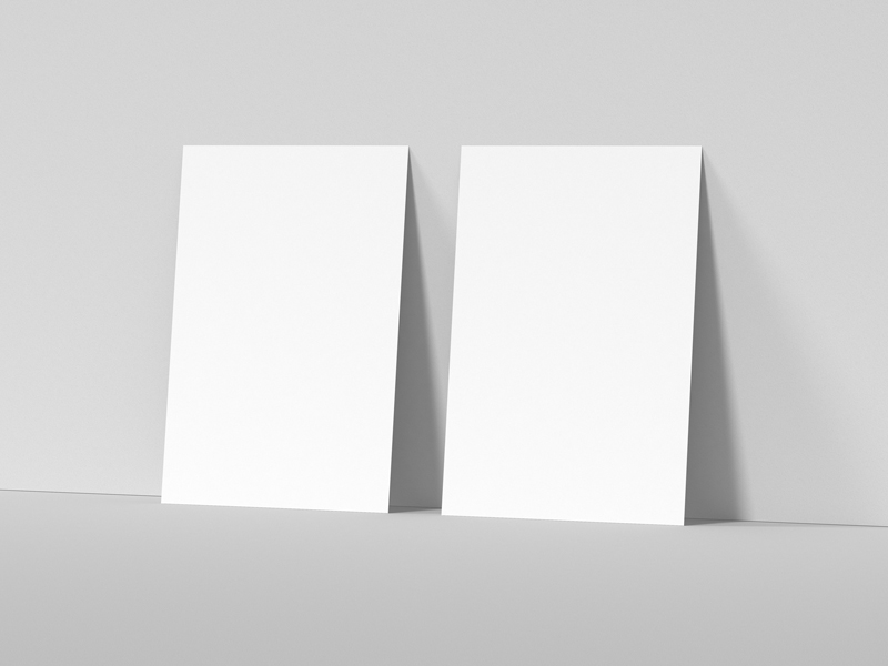 Free-Stand-Up-A3-Papers-Poster-Mockup-600