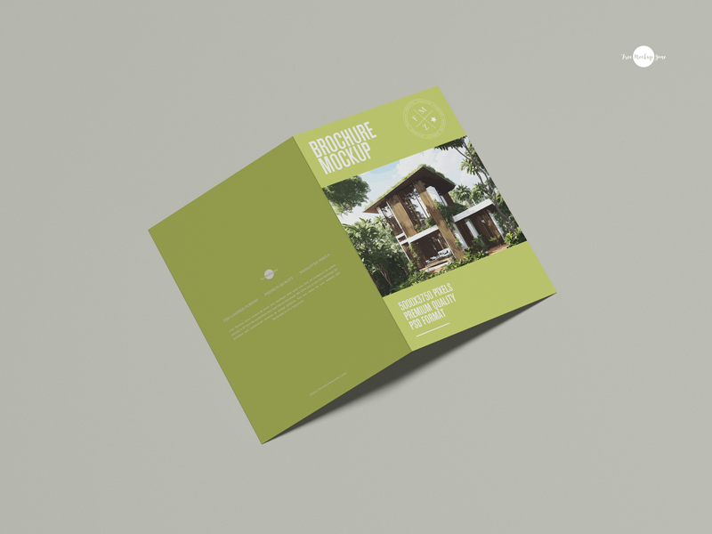 Free-Bi-Fold-A4-Brochure-Mockup