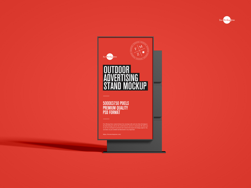 Free-Outdoor-Advertising-Stand-Mockup-600