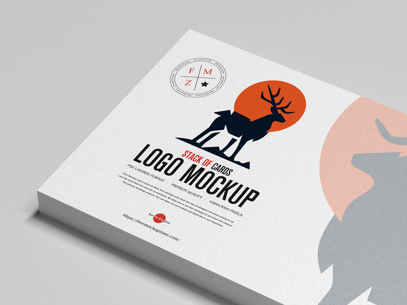 Free-Stack-of-Cards-Logo-Mockup