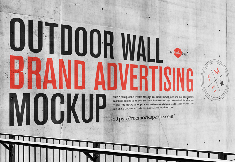 Free-Outdoor-Wall-Brand-Advertising-Mockup-600