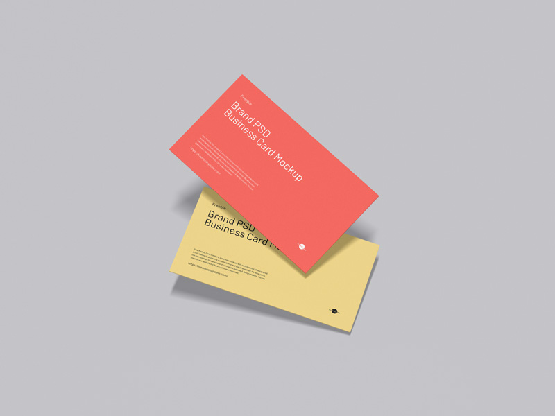 Free-Brand-PSD-Business-Card-Mockup